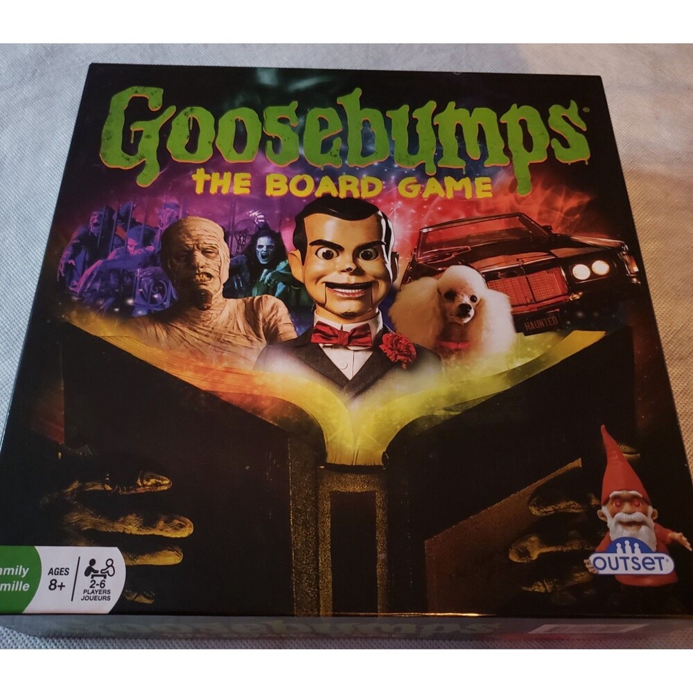 Goosebumps The Board Game R.L. Stine Outset Game Pre Owned All Pieces Included